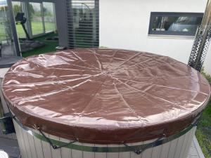 Abdeckplane für das Fass