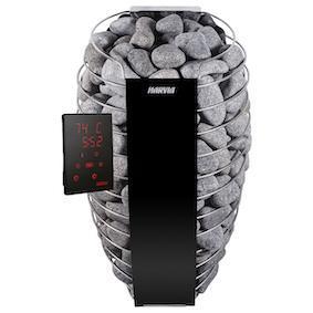 6 kW, 400V - WIFI  - Harvia Spirit SP90XW - 4 Pakete Saunasteine - externe Steuerung