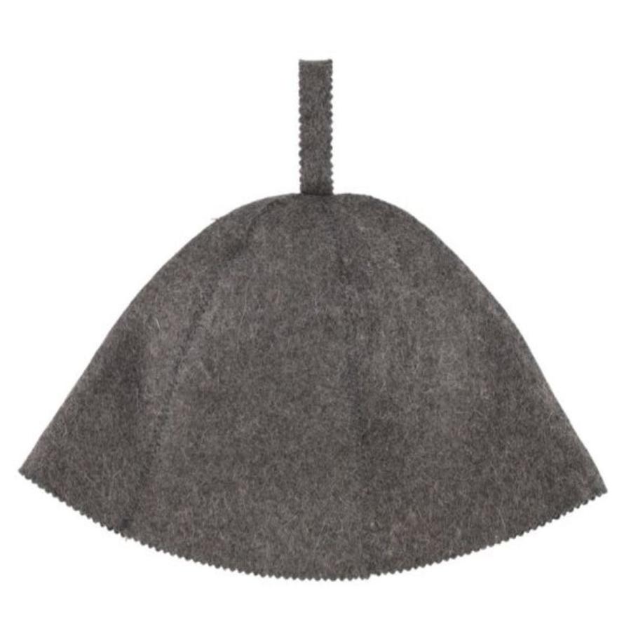 Saunahut aus Filz Kegel 4YOU – grau