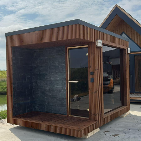 Schiefer-Terrassenwandverkleidung